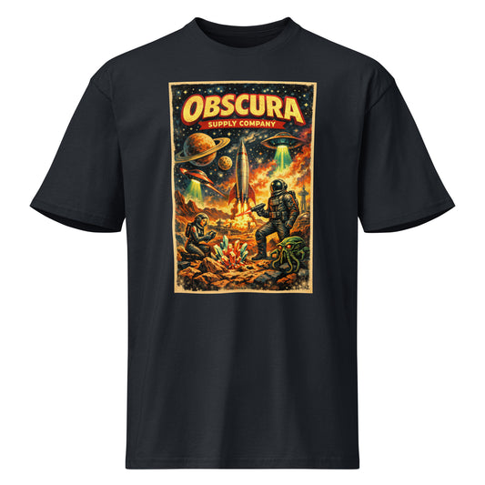 Atomic Frontier Expedition T-Shirt – Vintage Sci-Fi Graphic Tee